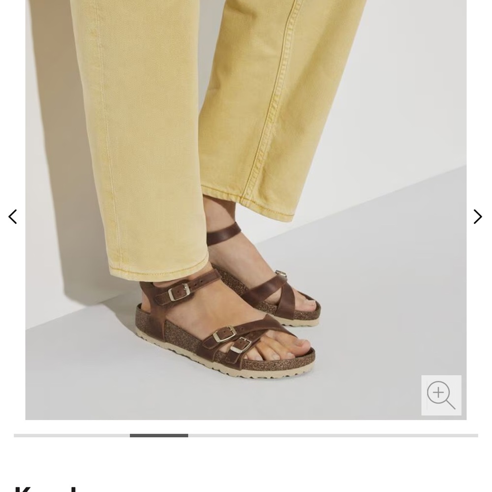 Birkenstock Kumba  Leather Sandals with Buckle Closures